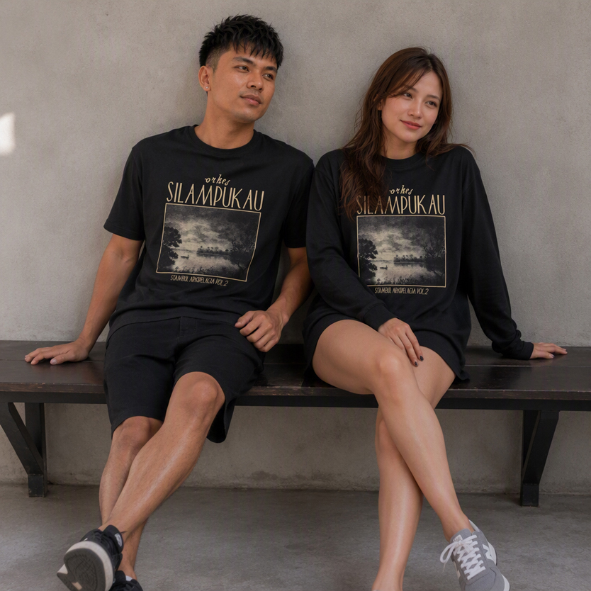 Kaos Silampukau - Stambul Arkipelagia Tshirt 100% Cotton || Casual Unisex T-SHIRT || Lengan Pendek &