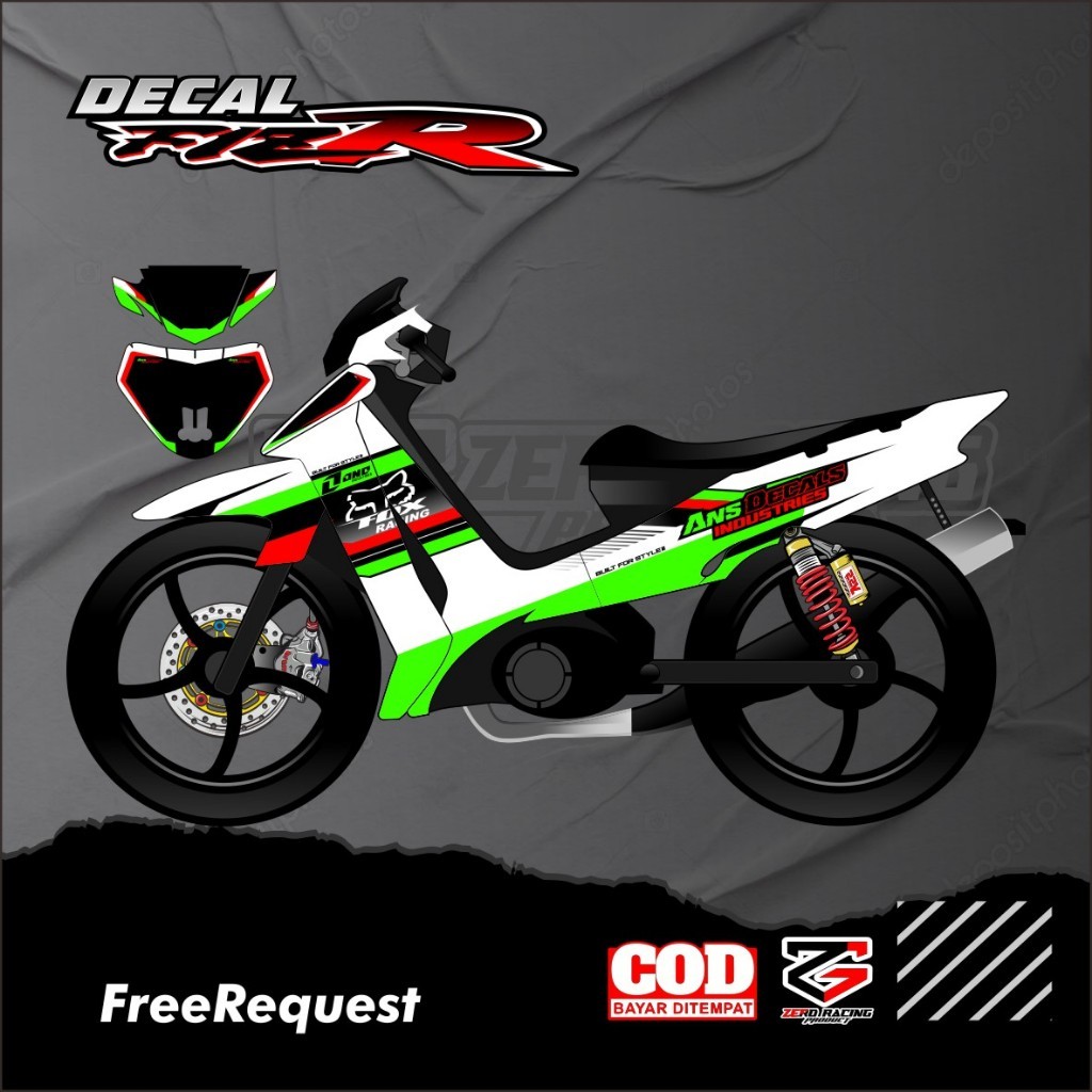 DECAL MOTOR FIZ R STIKER PELINDUNG FIZ R DECAL FULL BODY CUSTOM