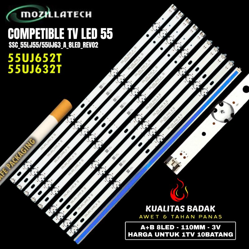 BACKLIGHT LG 55UJ652T 55UJ632T 55UJ652 55UJ632 55UJ 55UK SSC_55LJ55/55UJ63_A_8LED_REV02
