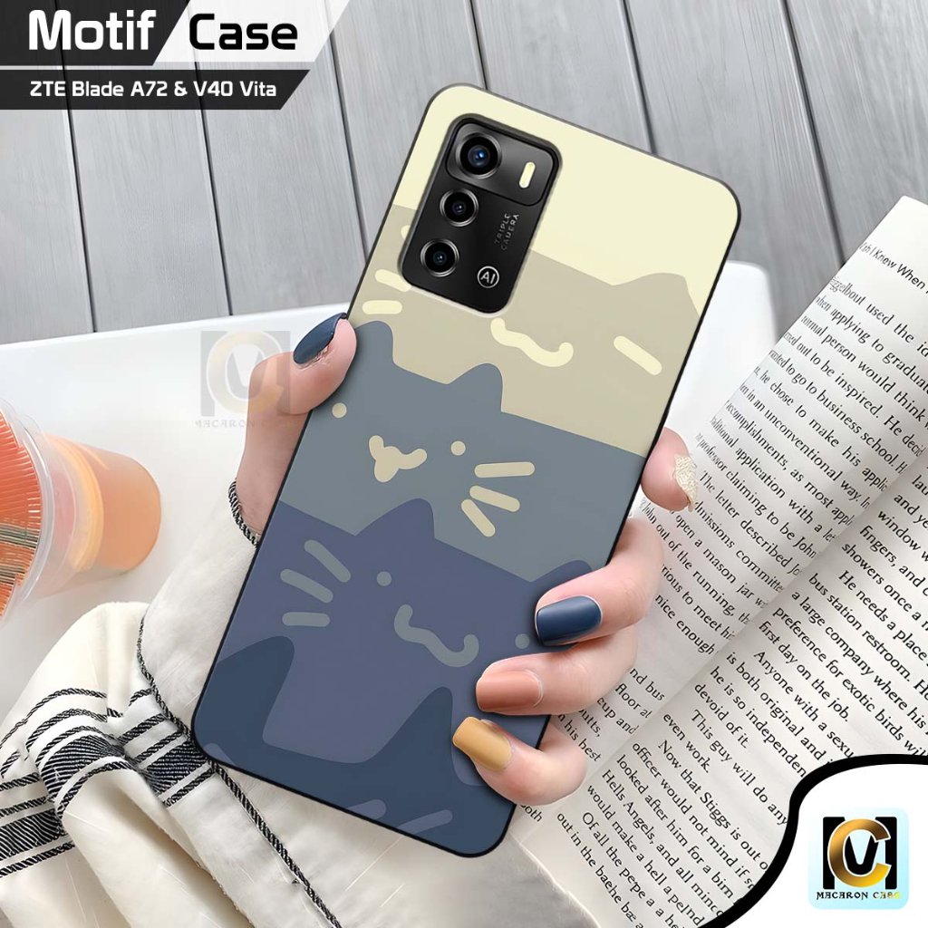 CASE ZTE BLADE A72 & ZTE BLADE V40 VITA | SILIKON LENTUR CASING SOFTCASE PELINDUNG HP ZTE BLADE A72 