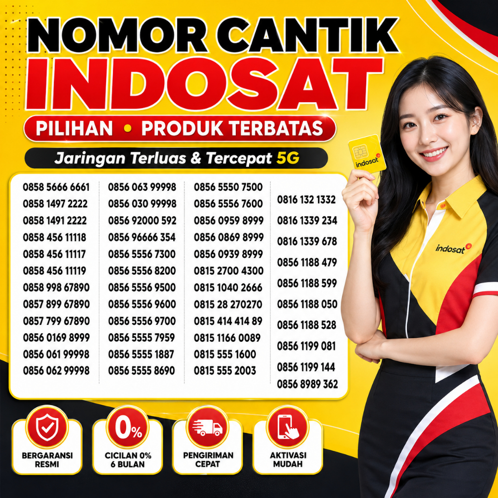 Nomor Cantik Kartu Perdana Indosat