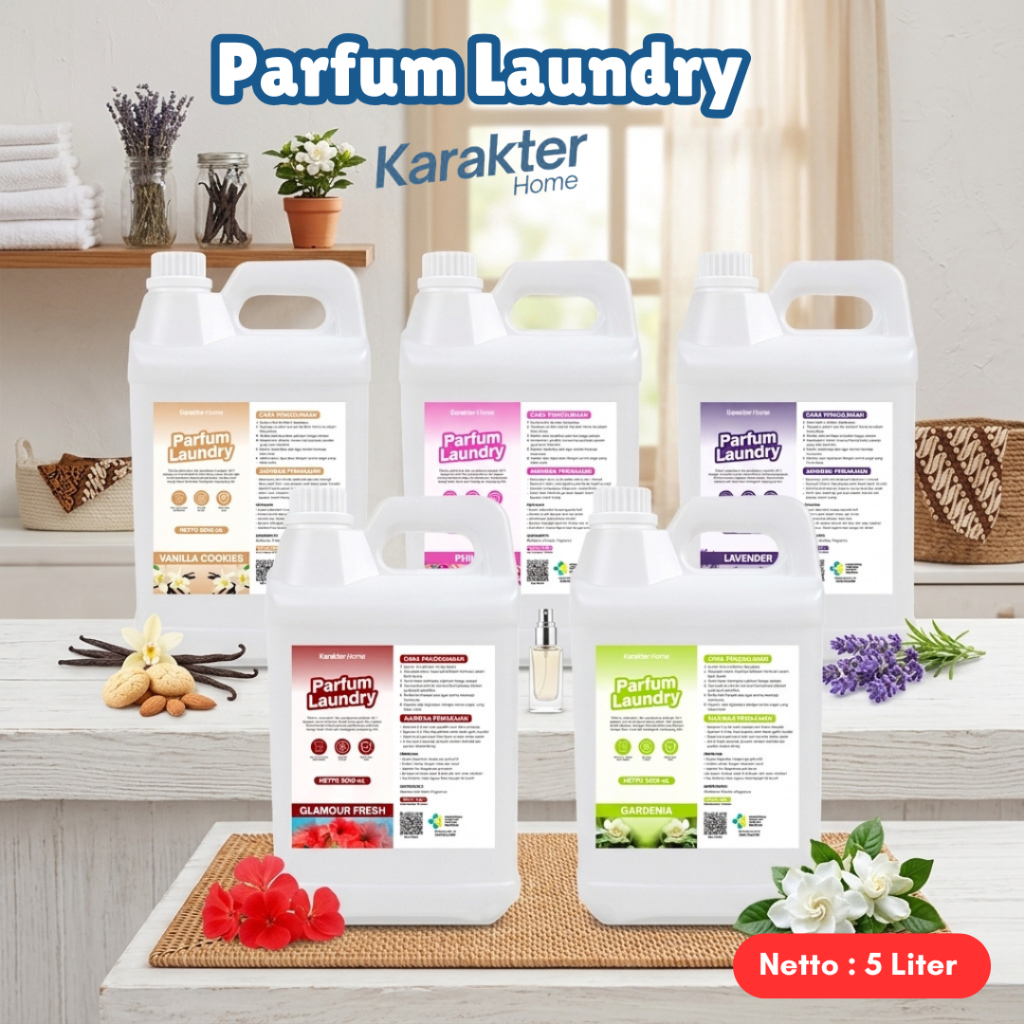 PARFUM LAUNDRY PREMIUM | Wangi Awet Tahan Lama | Pewangi Laundry Pakaian ANTI APEK - ANTI BAKTERI | 