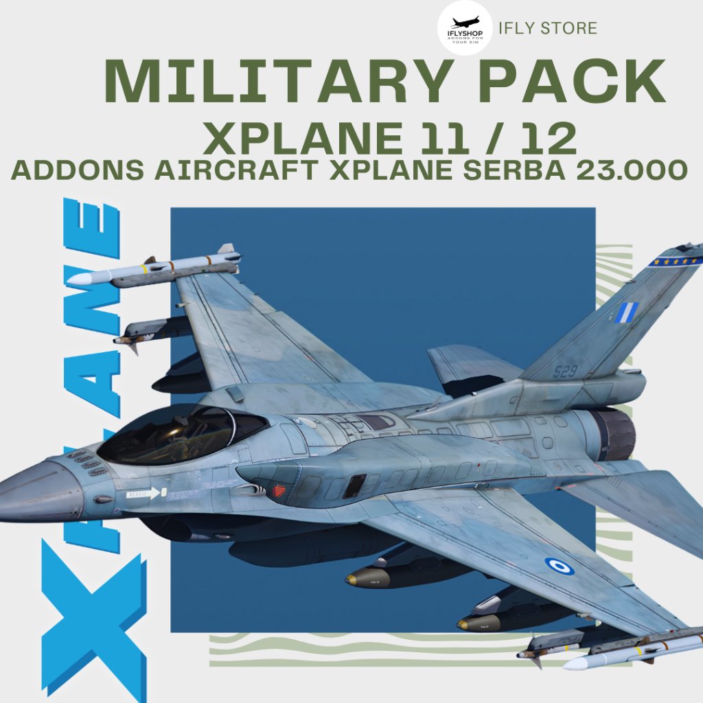 X-Plane11 / X-Plane12 | - Military Pack Fighter Jet