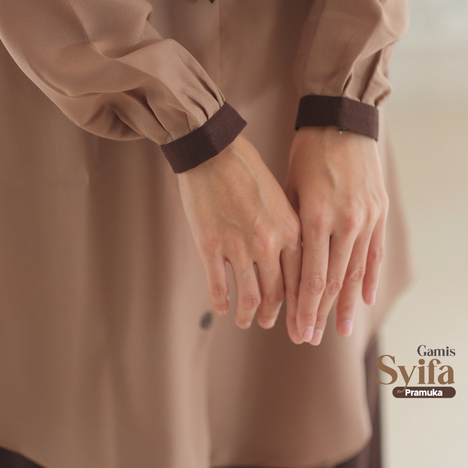 Syifa Pramuka/ Seragam Pramuka/ Gamis Dina/ Baju Pramuka