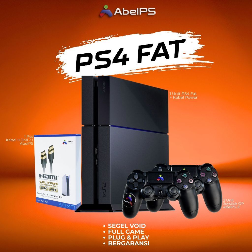 PS4 FAT | PlayStation 4 Fat Original FullPack FullGame Bergaransi