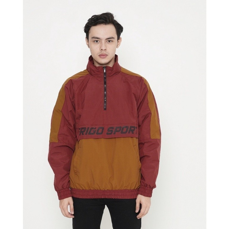 Erigo Pullover Haga Mahogany - Jaket Pullover Unisex