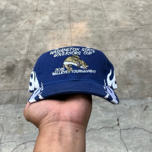 Washington State Governor's Cup 2015 Walleye Fishing Hat Cap Adjustable