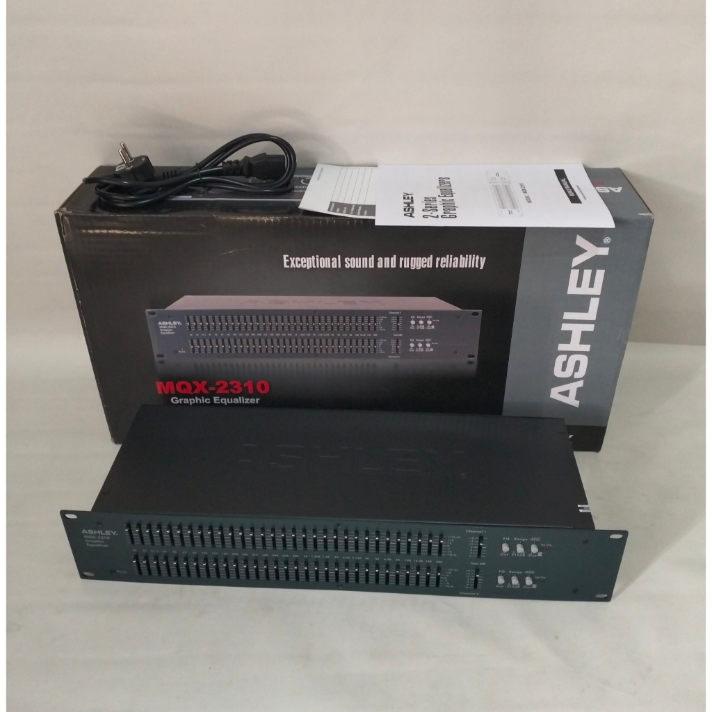 EQUALIZER ASHLEY MQX 2310 (2 X 31CH) ORIGINAL MQX2310 KOMPONEN MAKRO