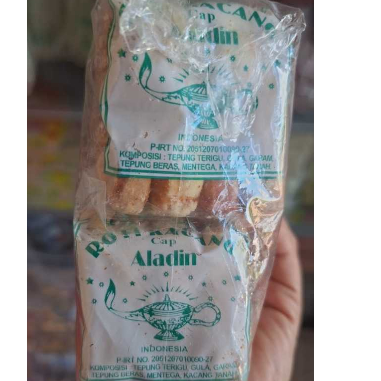 ROTI KACANG CAP ALADIN ISI 10BUNGKUS/JAJANAN JADUL MEDAN ENAK