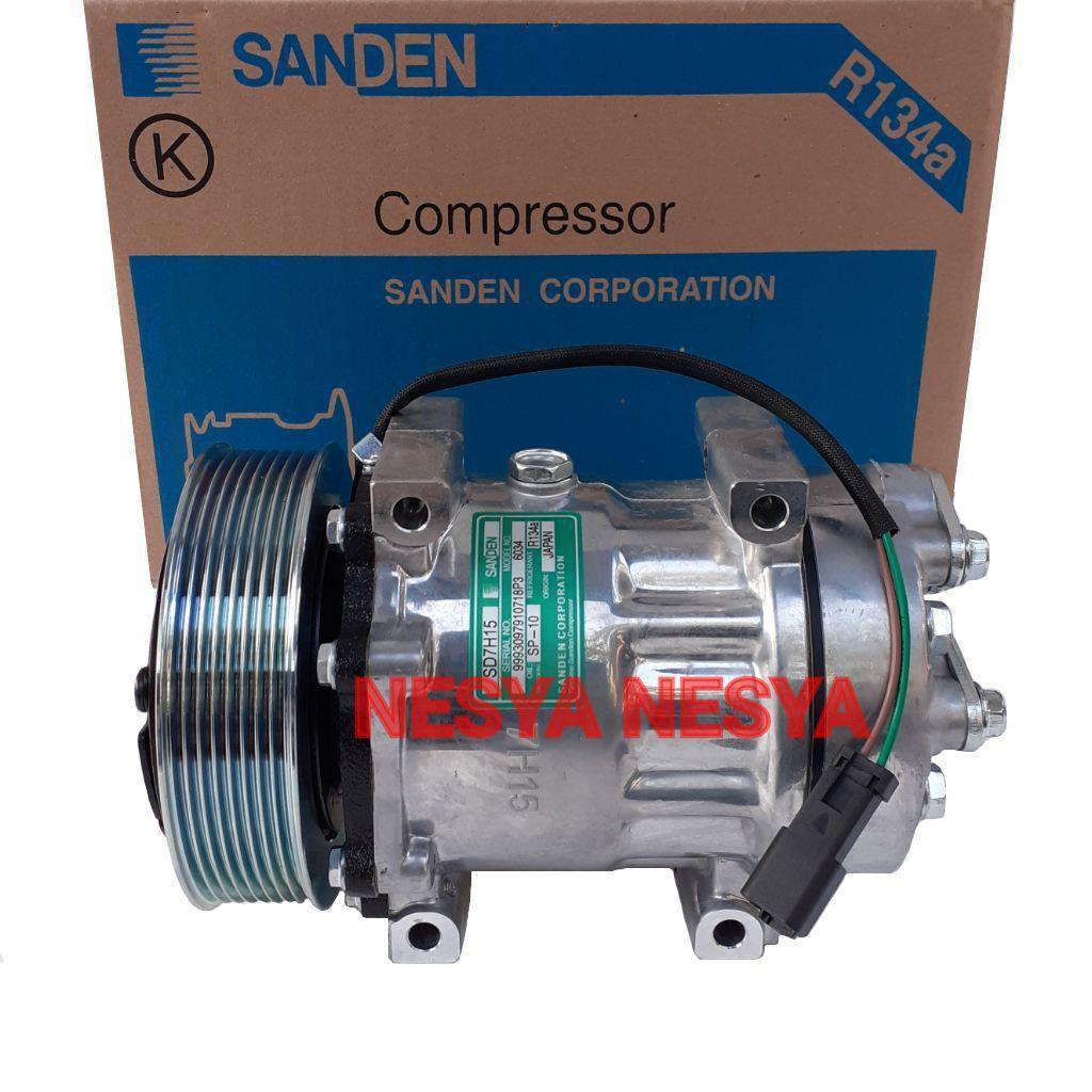 Compressor Compresor Kompressor Kompresor AC SANDEN SD7H15 untuk Alat Berat Excavator Exsavator Xcav