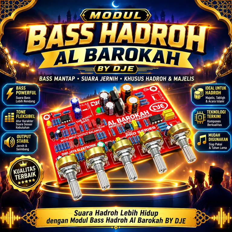 KIT MODUL BASS HADROH