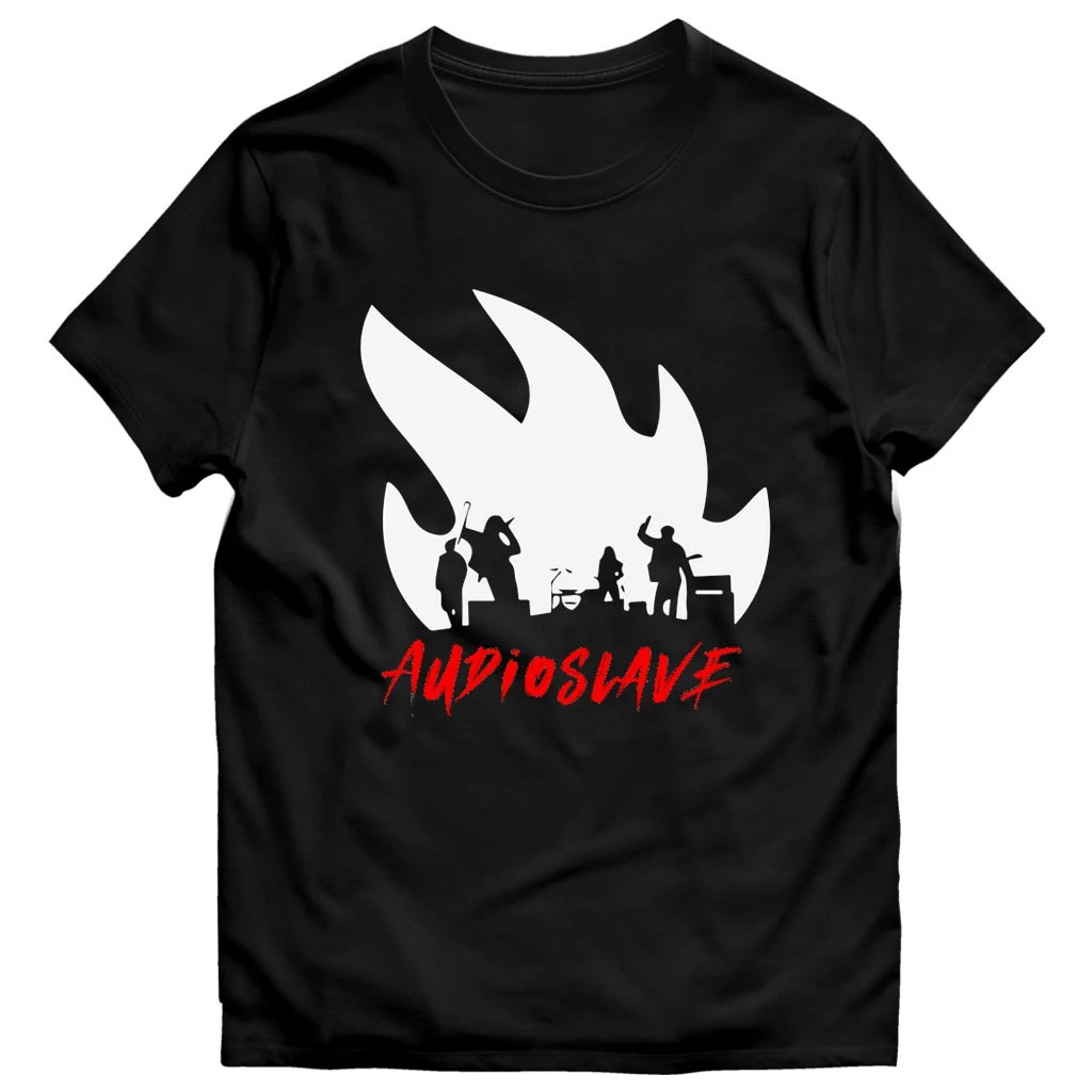 Kaos Distro AUDIO SLAVE Unisex 24s Nyaman Dipakai Free Stiker