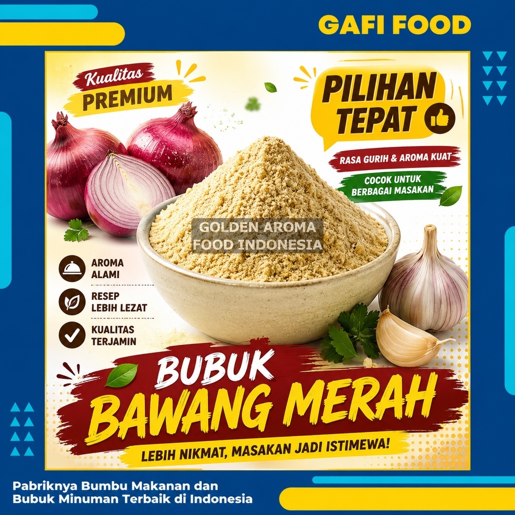 Bubuk Bawang Merah 1 Kg Onion Powder 1Kg Murah Asli Enak Organik Terbaik Bawang Merah Bubuk