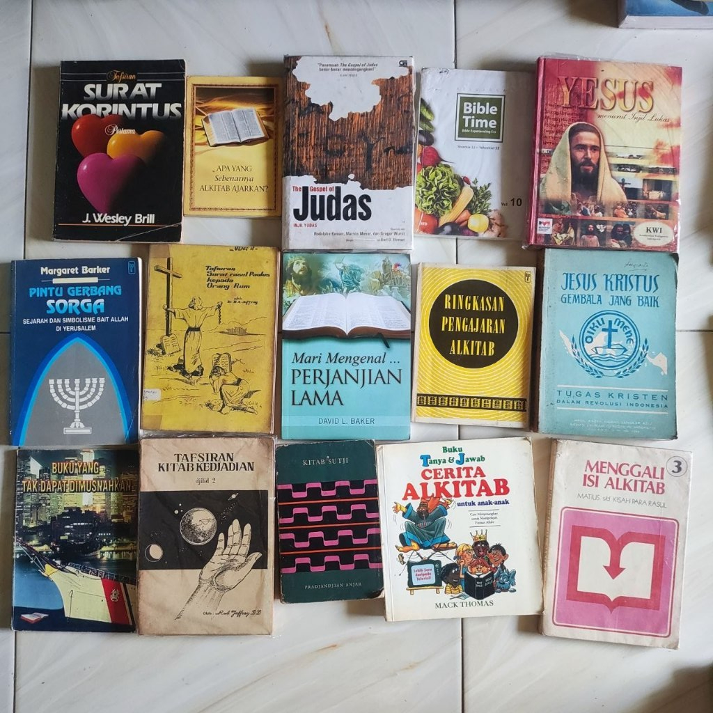 Buku Alkitab & Referensi Kristen Preloved Original – Kajian & Pengetahuan Alkitab