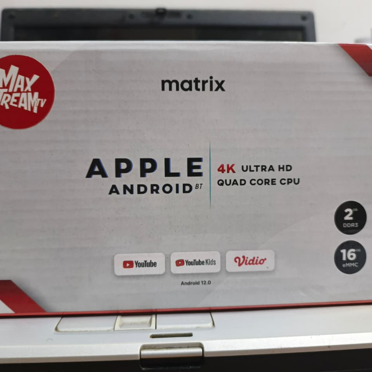 Matrix Apple Android TV Box Bluethooth - TV Box Android 12 | Ram 2gb