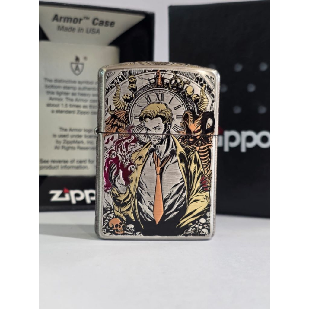Original Zippo Armor Jhon Constantine Hellblazer Edition 5 sisi