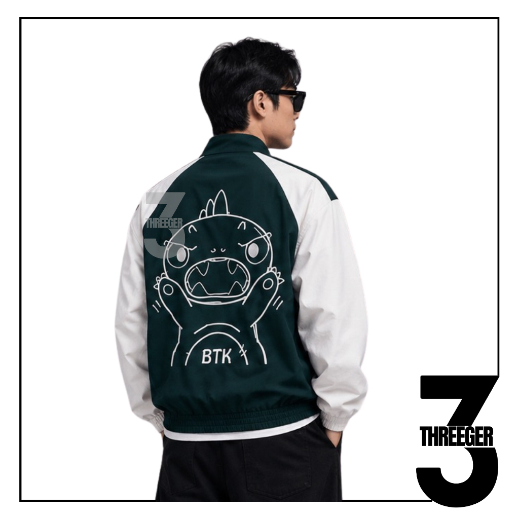 BTK Bestkiller Varsity Jacket Green Authentic / Jacket BTK Original
