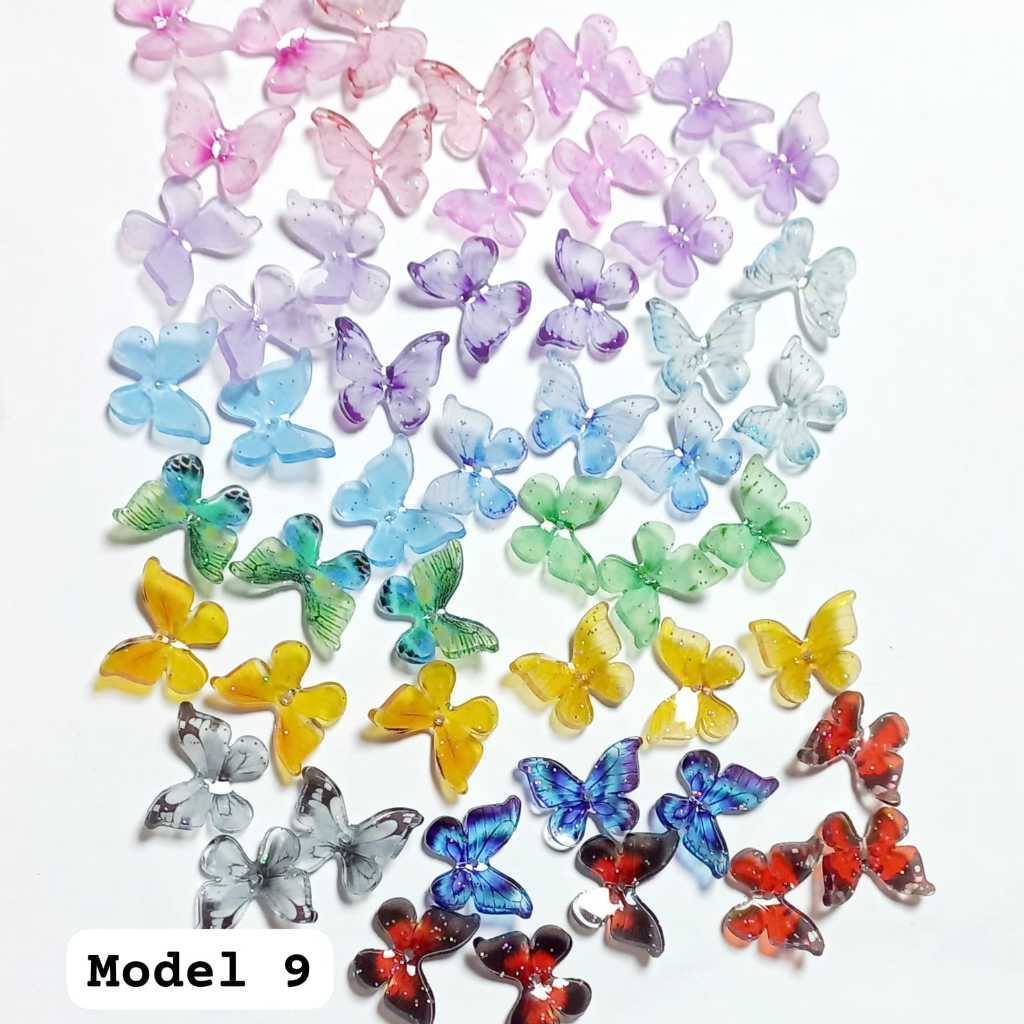 MANIK SHRINK PAPER KUPU MODEL 9 ISI 5PCS UK20MM