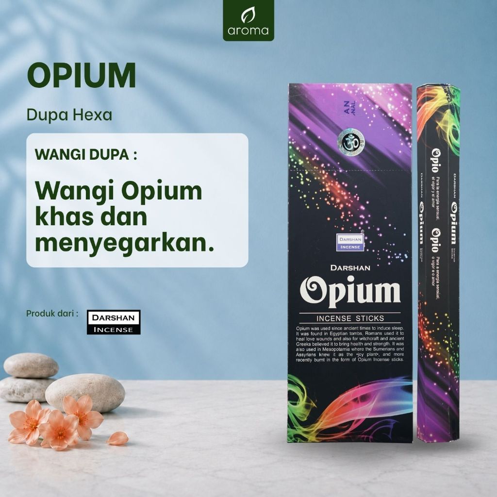 Dupa India (Aromaterapi) Hexa - Darshan Opium
