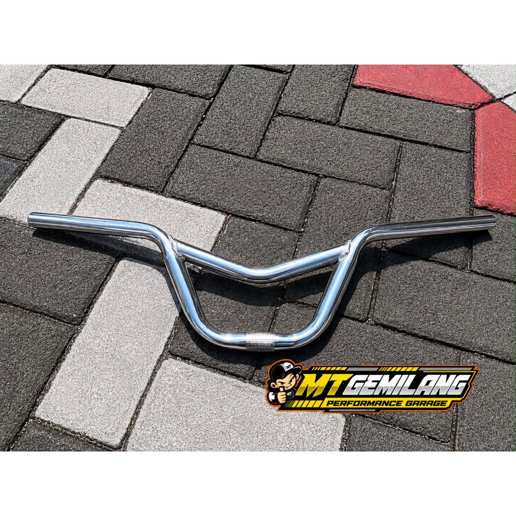 Stir M drag 3jari bmx Crome hitam super tebal MT GEMILANG