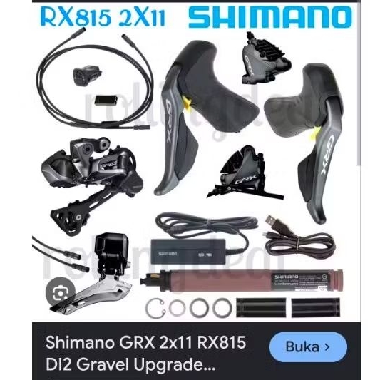 GROUPSET SHIMANO GRX 815 Di2 second