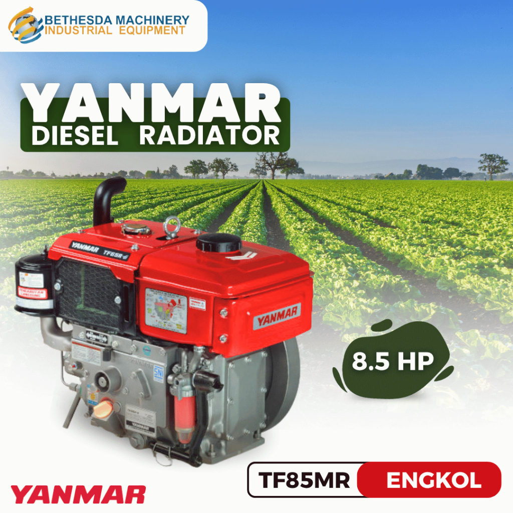 Mesin Serbaguna 8.5 Hp YANMAR TF.85 MR Radiator/Diesel Penggerak 8.5 PK