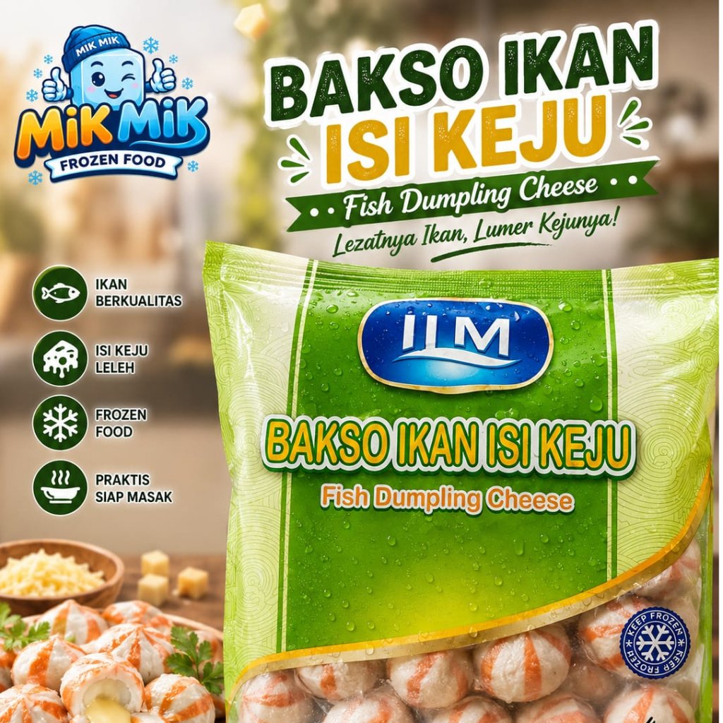 ILM Dumpling Ikan isi Keju / Dumpling Keju
