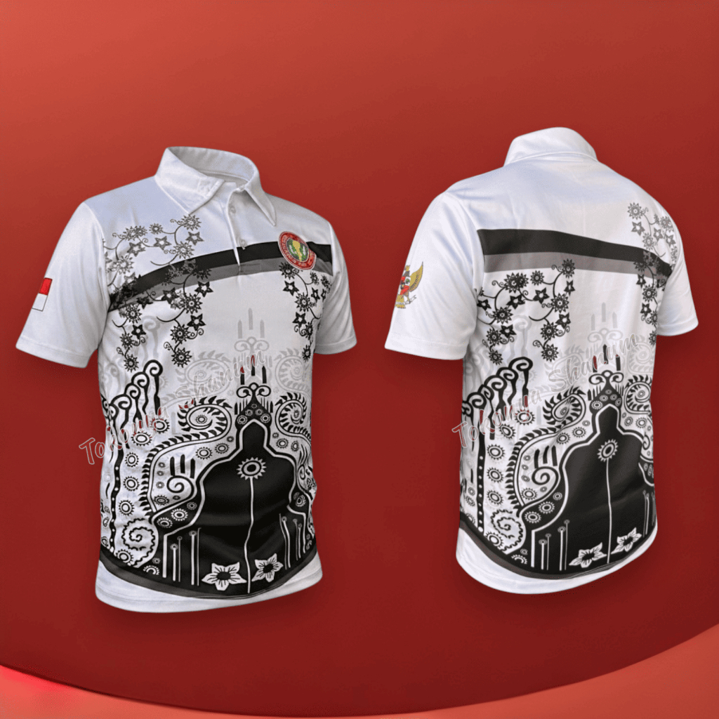 Kaos Jersey Batik PGRI / Jersey PGRI Berkerah / Polo PGRI Printing /Jersey Terbaru
