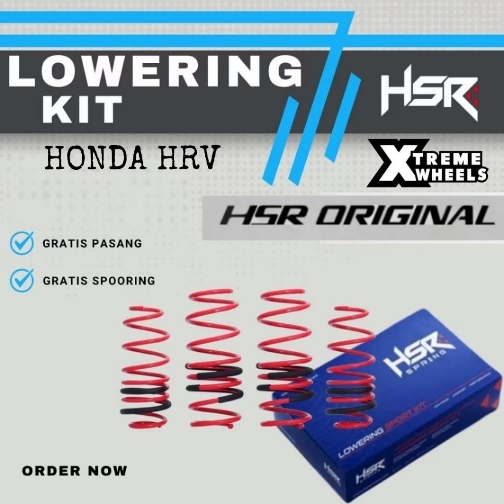 Lowering Kit Mobil HRV Depan Belakang HSR Wheel