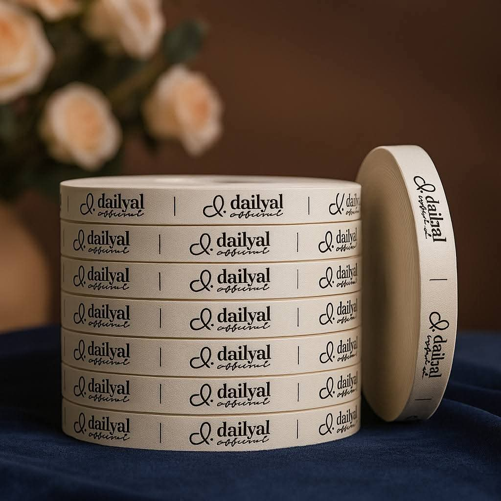 LABEL KATUN 100pcs|PITERBAN|FREE DESIGN|Bahan Halus tidak Kaku