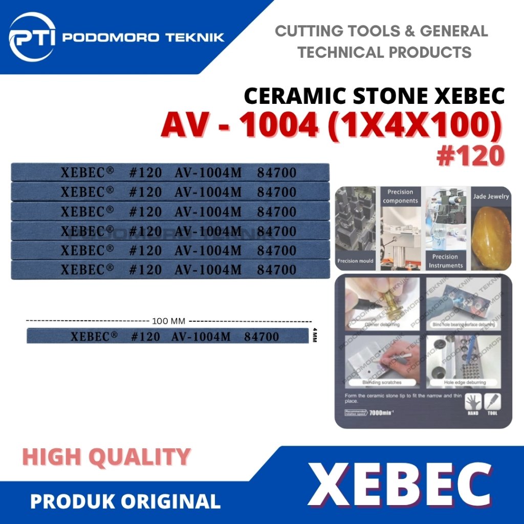 Ceramic Xebec #120 1x4x100 / Ceramic Fiber Stone Merk XEBEC