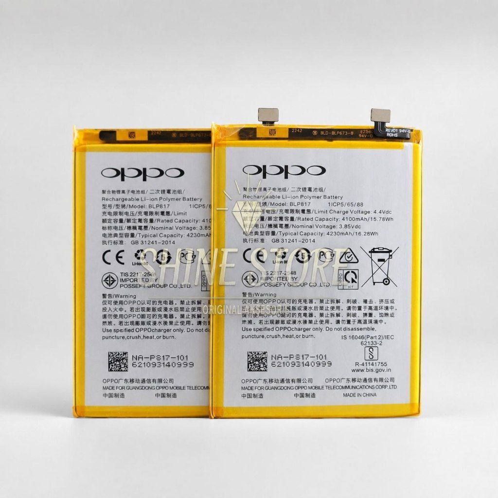 Baterai Batre Oppo BLP817 Original HP Oppo A15S CPH2179 Battery Batrei Opo A15S