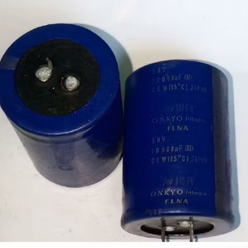 Kapasitor Elna 10000uf 50v merk elna warna biru