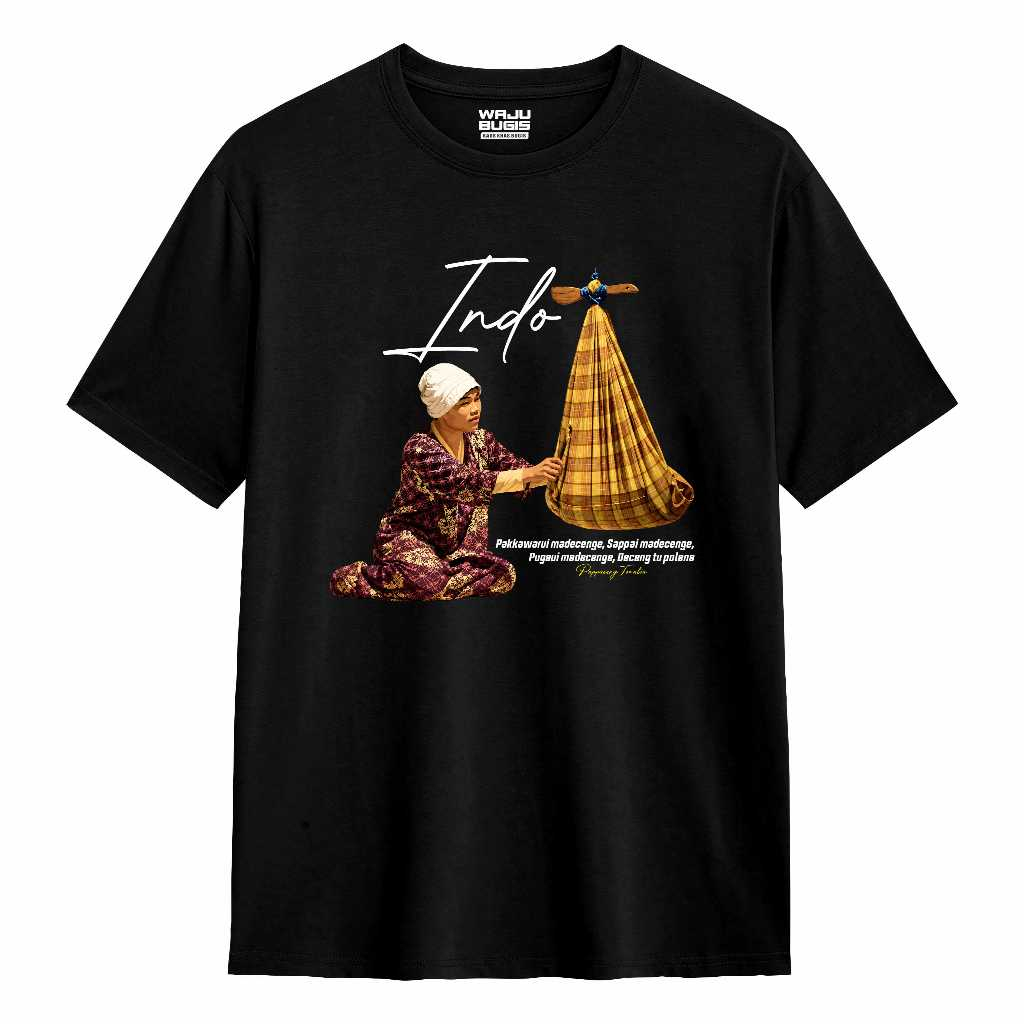 Kaos Bugis "INDO" Kualitas Premium