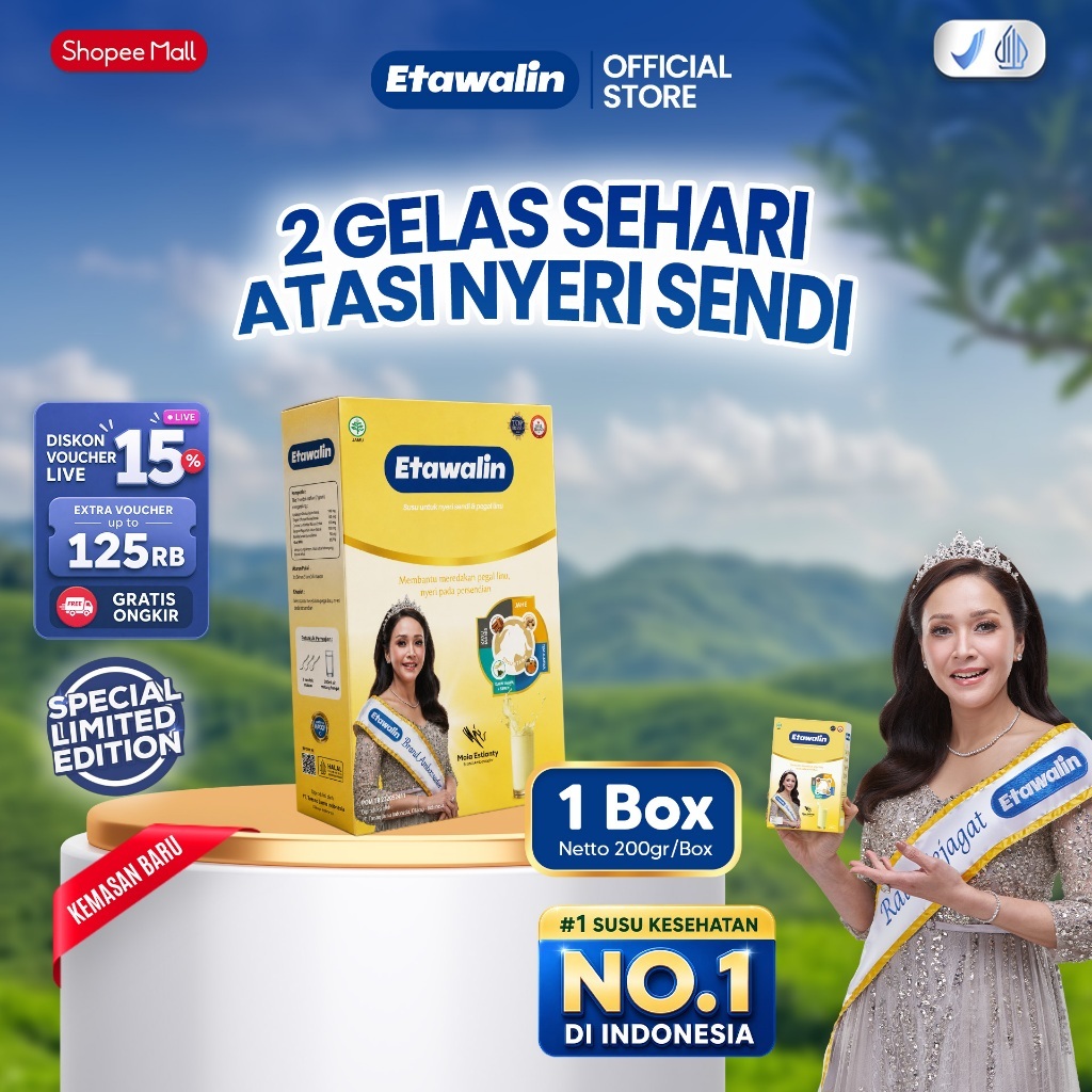 Etawalin Minuman Susu Herbal Kesehatan Tulang & Sendi Untuk Semua Usia
