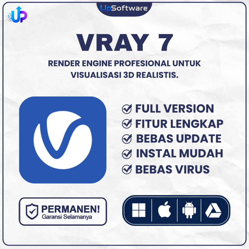 [S0226] Vray 7 for Sketchup + 1800+ Vray Material - for Windows