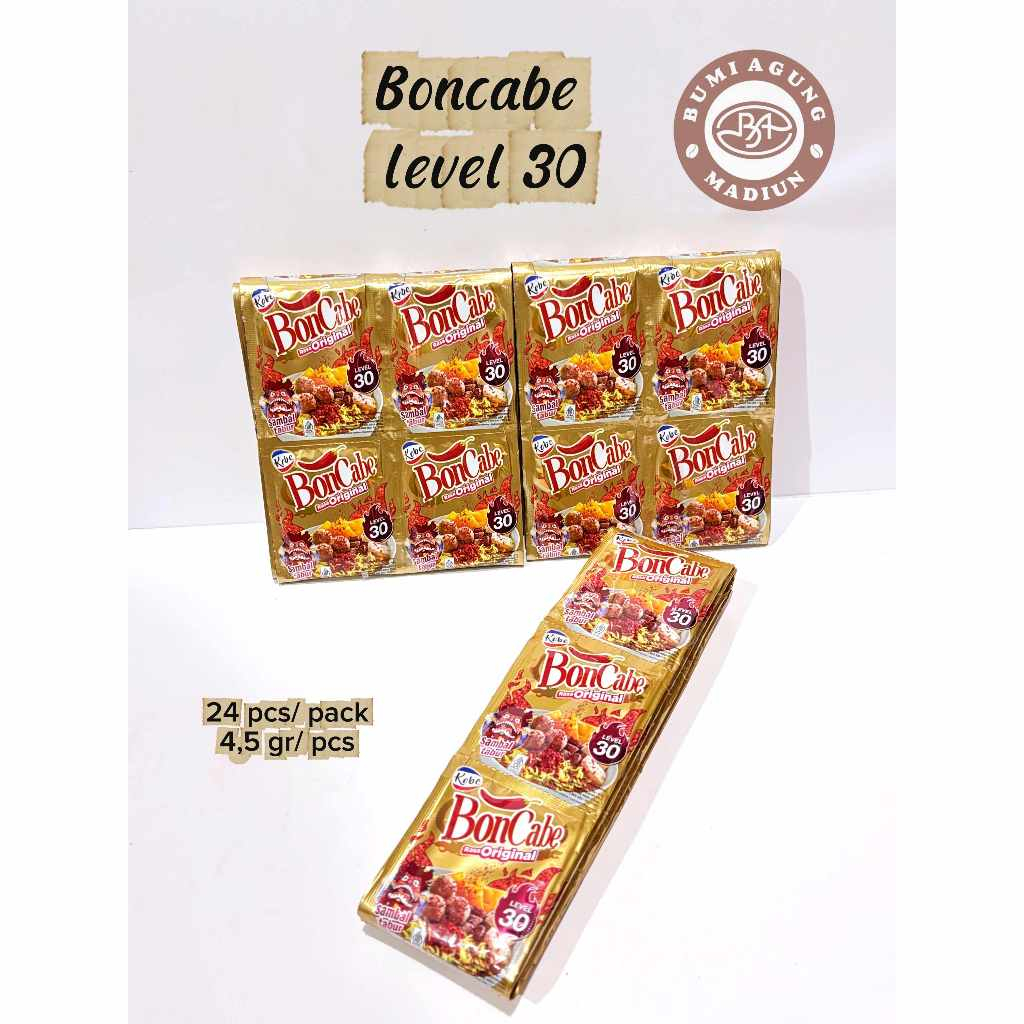 Boncabe level 30 1 pack isi 24 sachet
