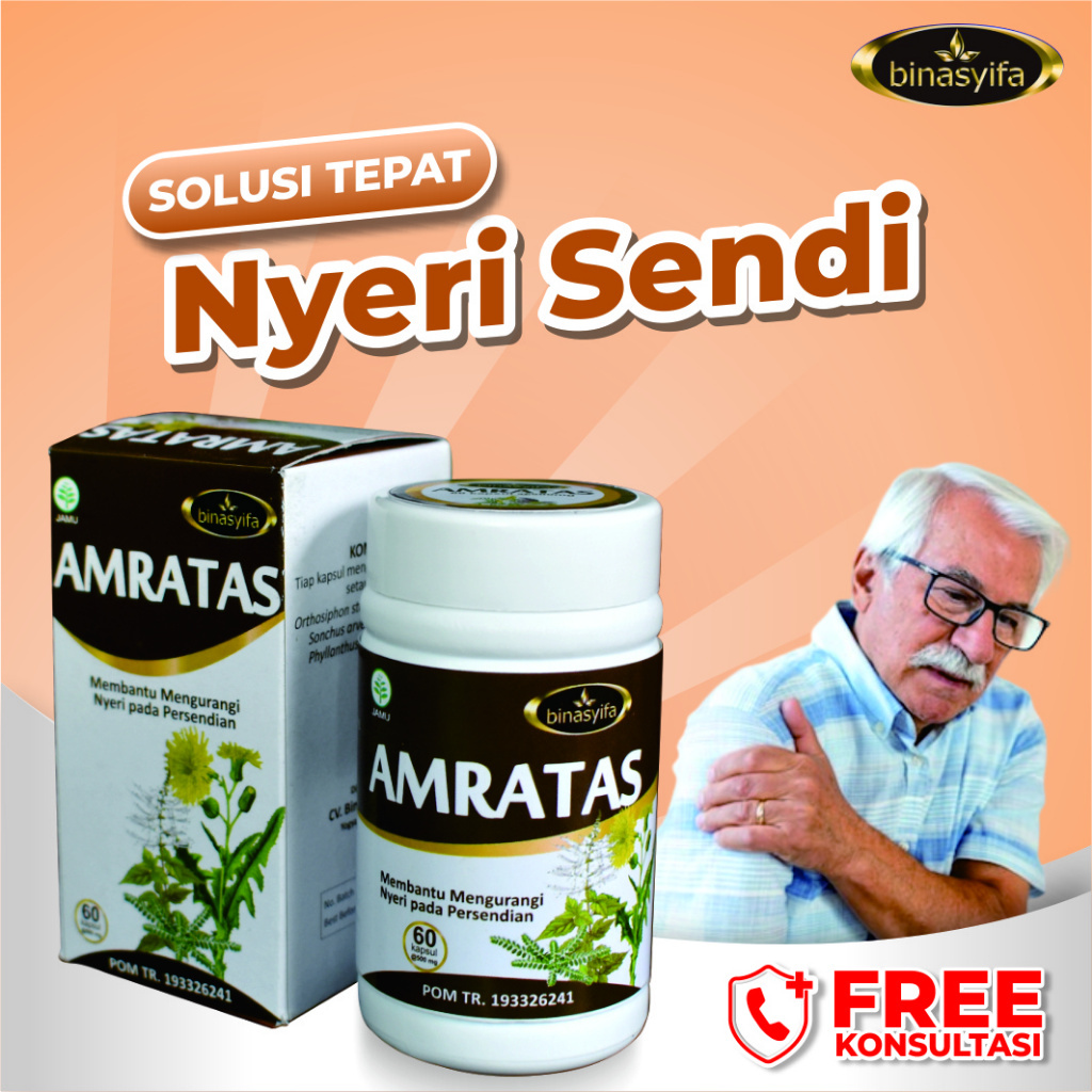 AMRATAS Obat Asam Urat Rematik Pegal Linu Mengatasi Nyeri Sendi