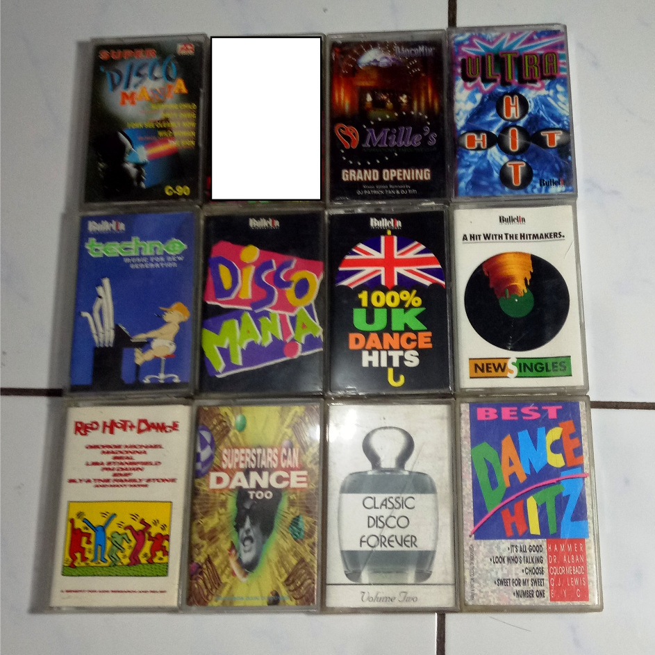KOMPILASI DANCE BARAT - PAKET 11 KASET