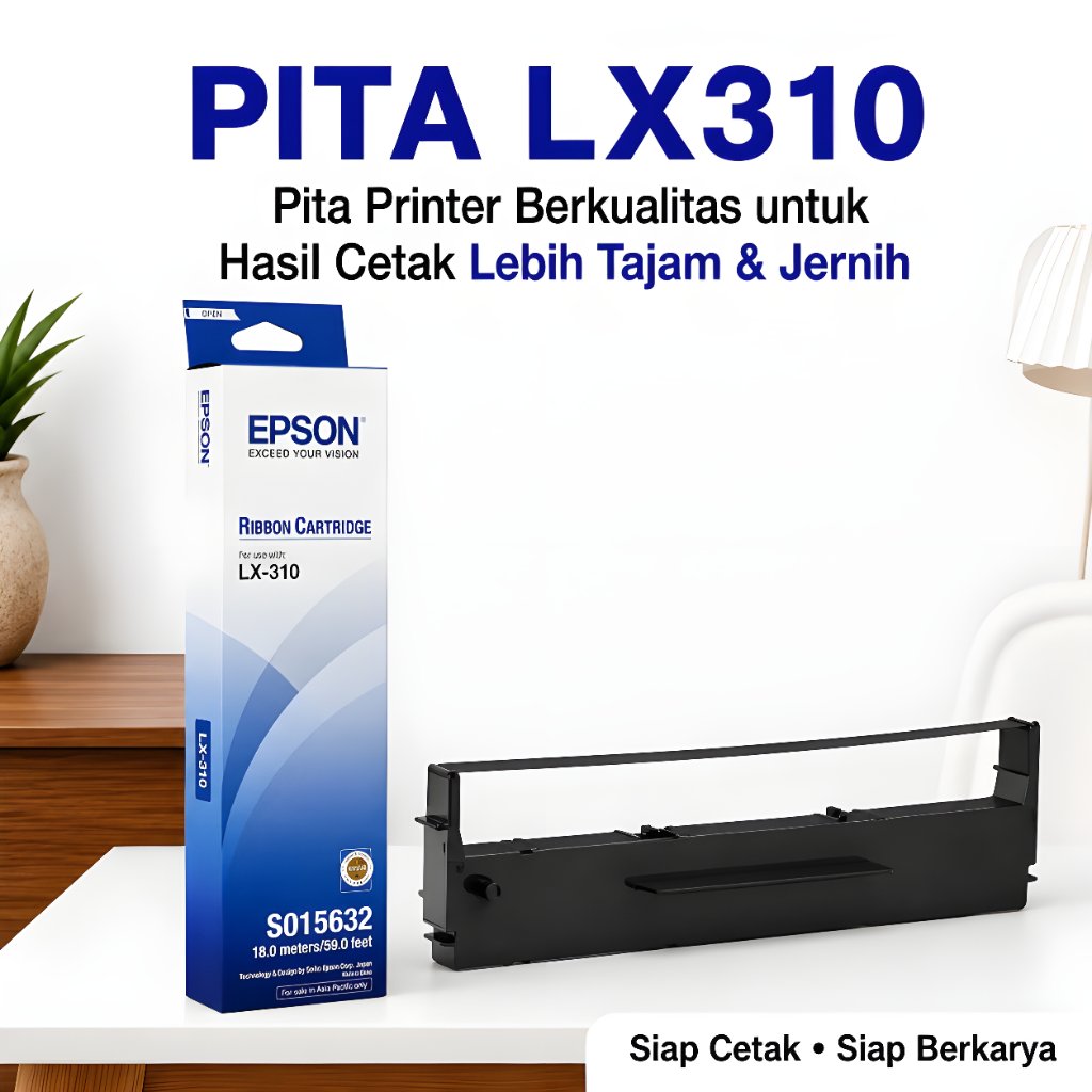 Pita Epson LX310 New / LX-310 Ribbon Catridge LX310 LX 310 LX-310