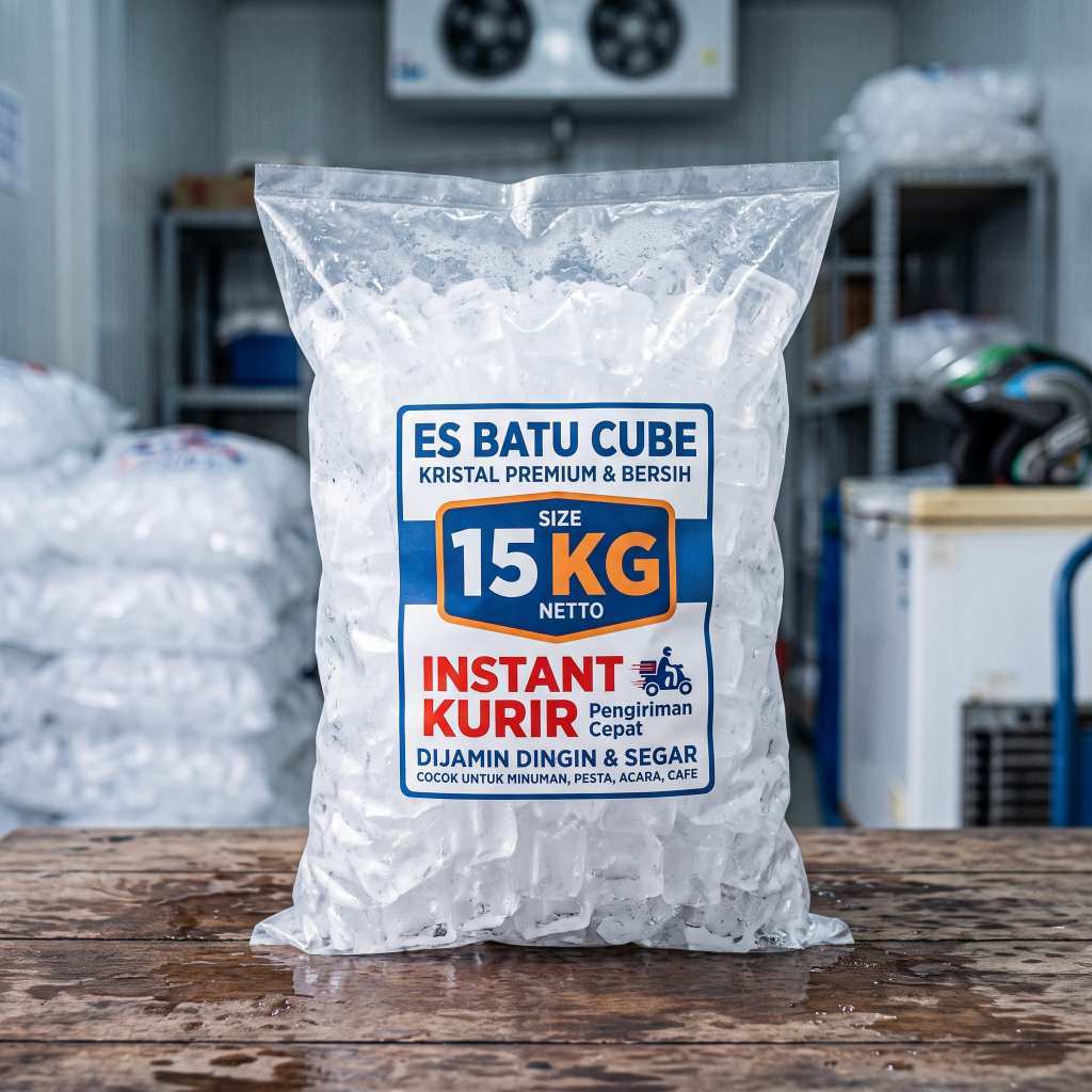 Es Batu Kristal | Ice Cube 15kg