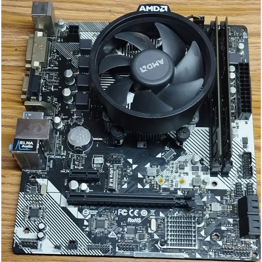Ryzen 3 3200g + asrock a320m vdh + Hsf orie + ram 16gb ddr4