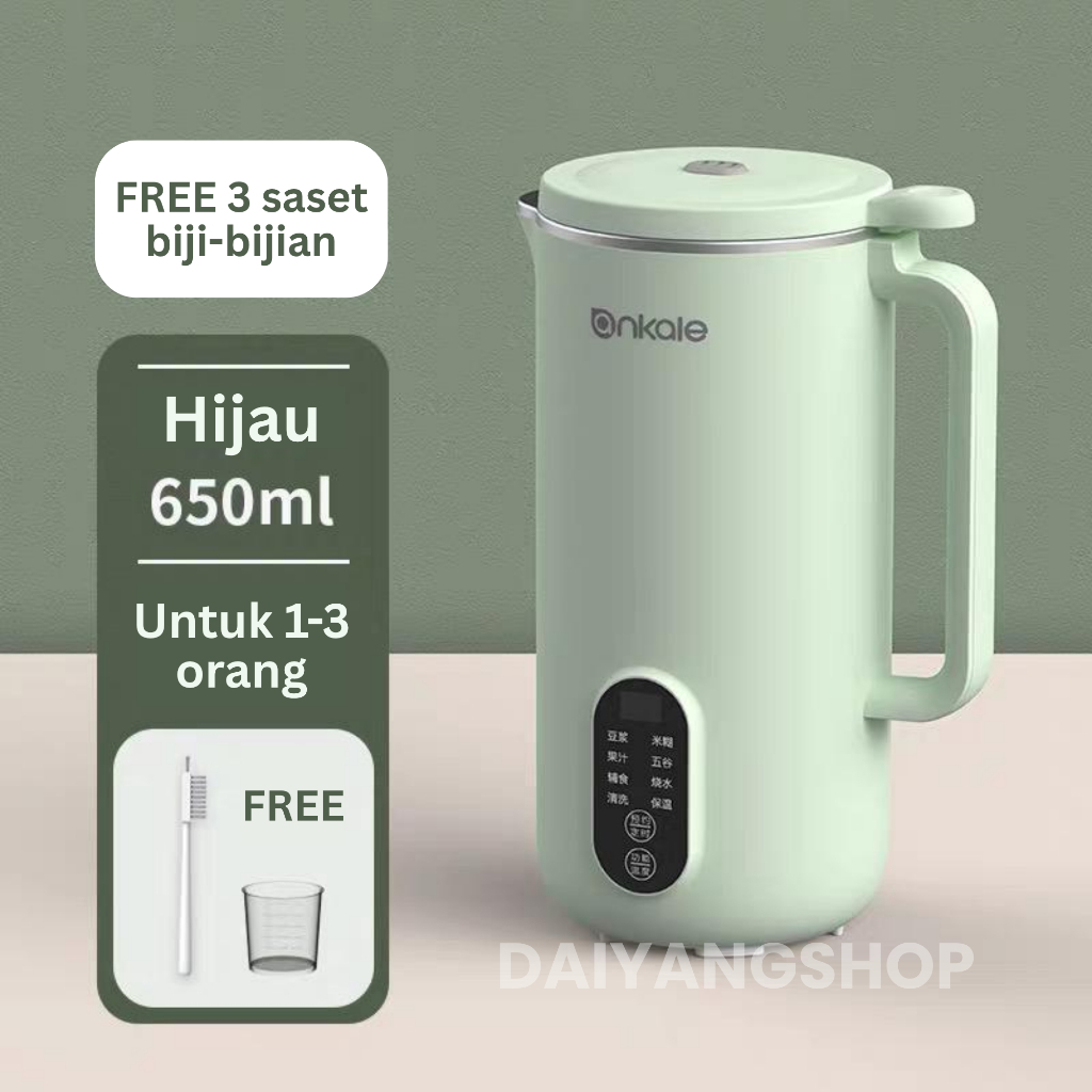 Ankale Blender Elektrik/Electric Blendar - Pembuat Susu Kedelai Multifungsi- 650ml