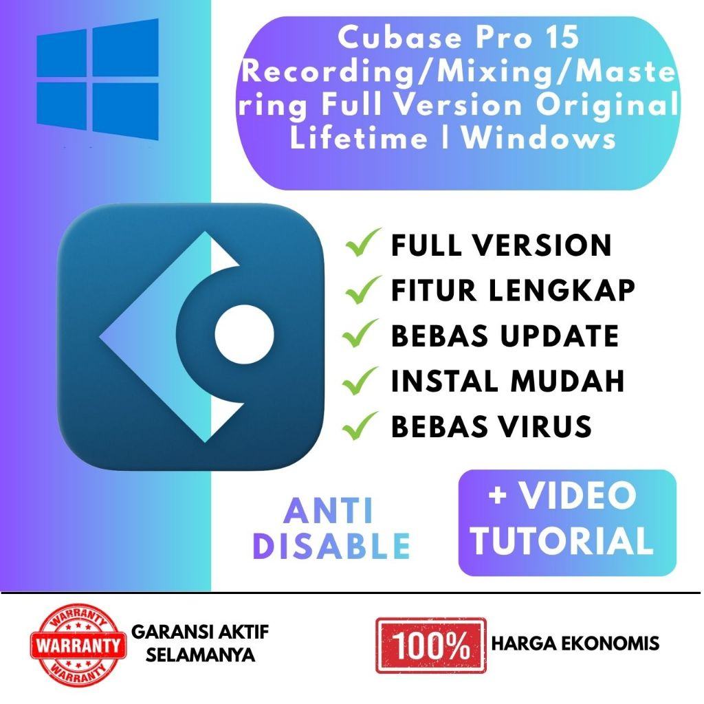 Cubase Pro 15 v15.0.21 + Full Plugin Recording / Mixing / Mastering Full Version Original Lifetime W