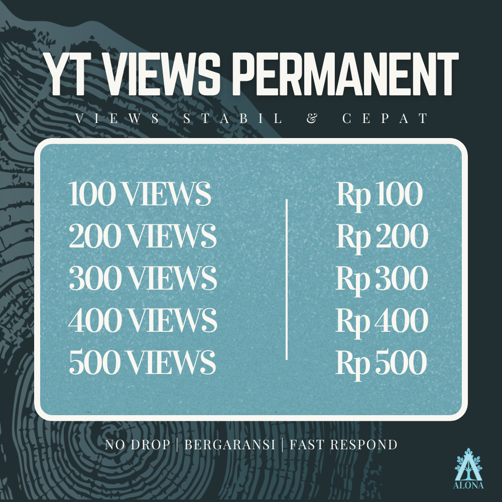 View Youtube Permanen - Youtube Views NONDROP - PREMIUM