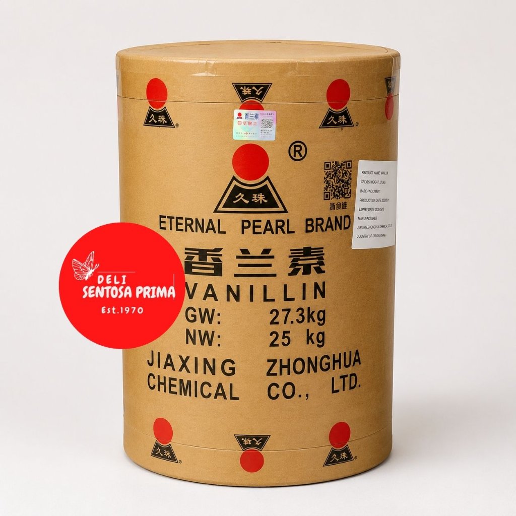 Vanillin Powder ex Eternal Pearl RRT Bubuk Vanili / Vanila 1 KG