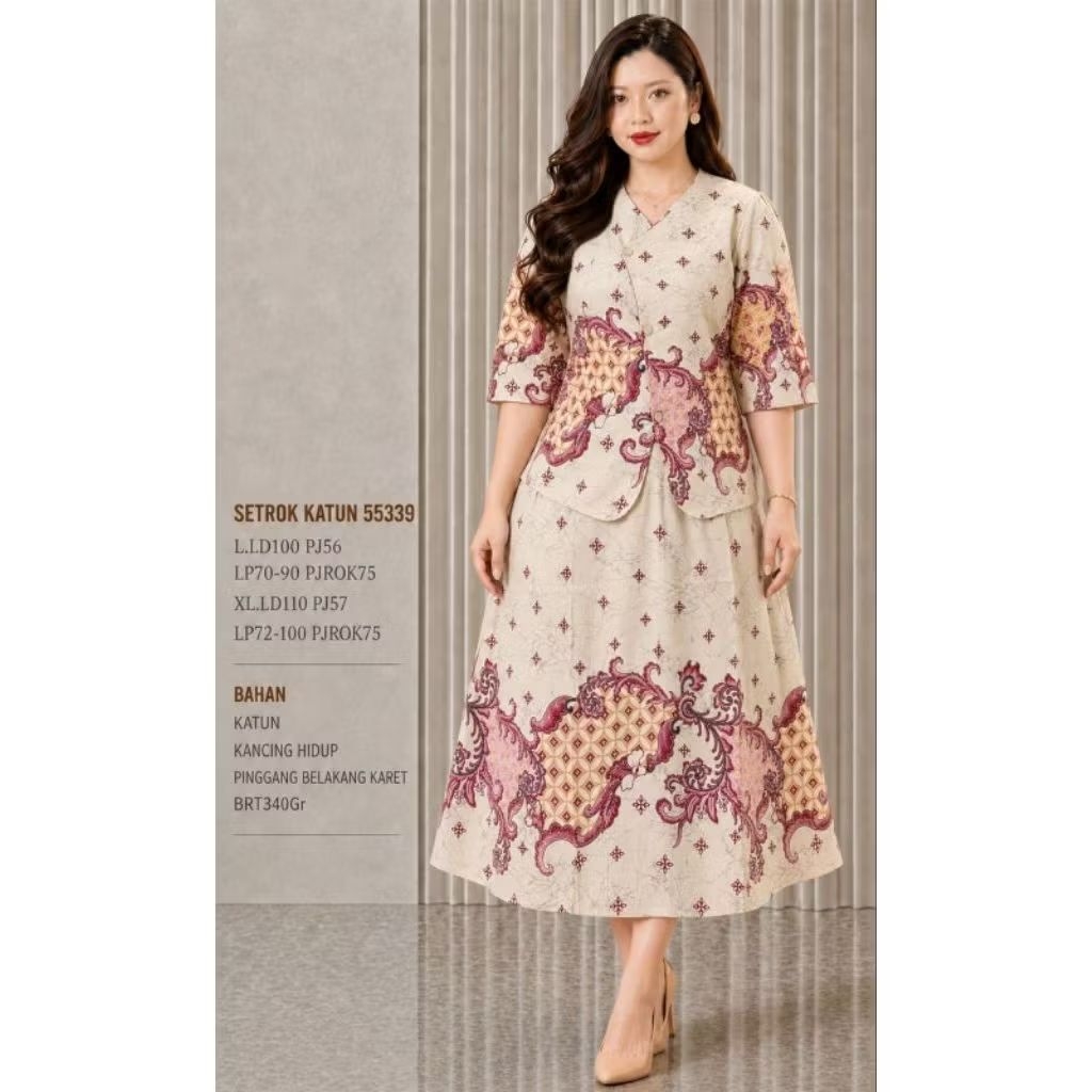 [FZ][L-XL]SET ROK BATIK
