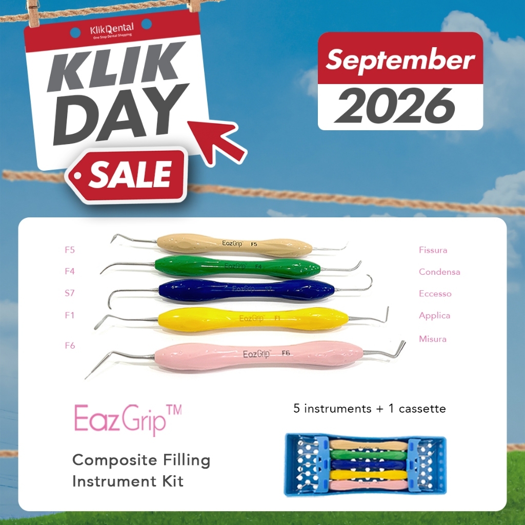 KLIK DENTAL EazGrip Composite Filling Instrument Kit
