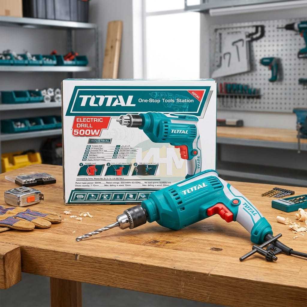 BOR LISTRIK TOTAL TD2051026 , Total Tools Electric Drill TD2051026