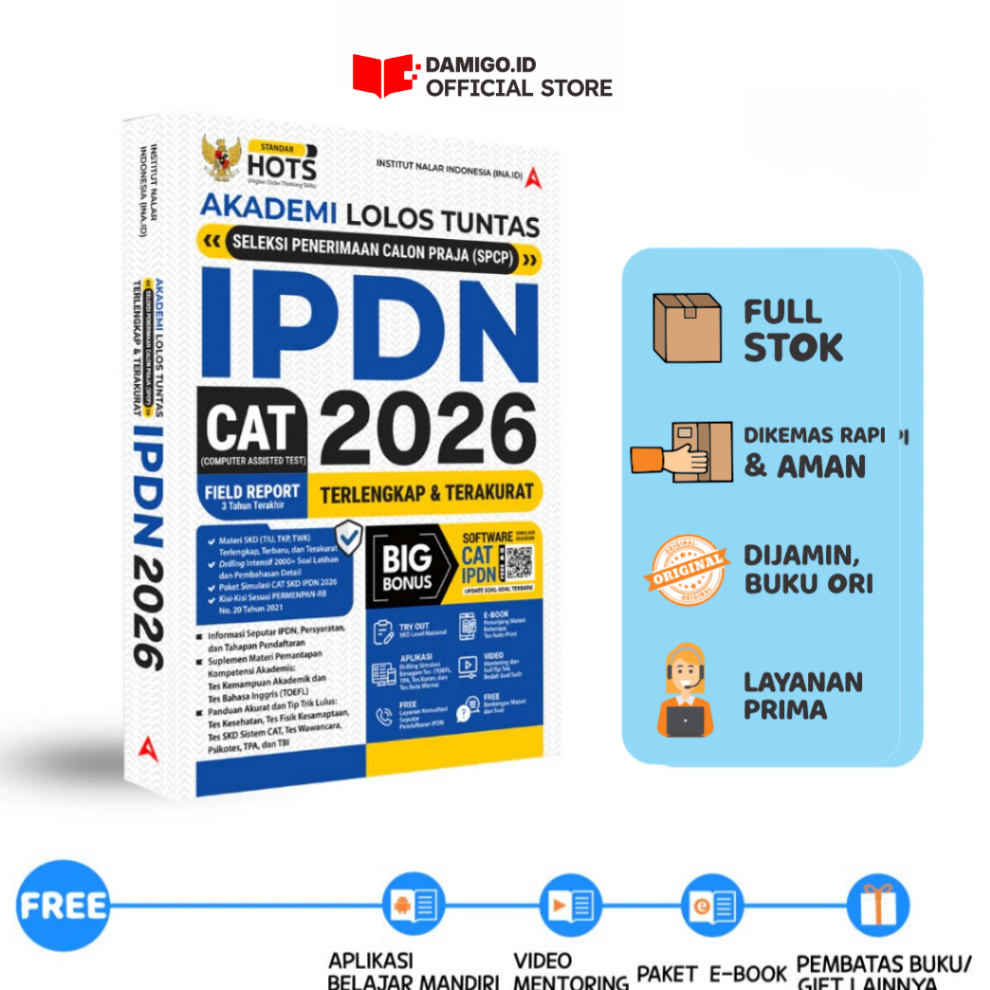 Buku Tes IPDN - Akademi Lolos Tuntas IPDN 2026